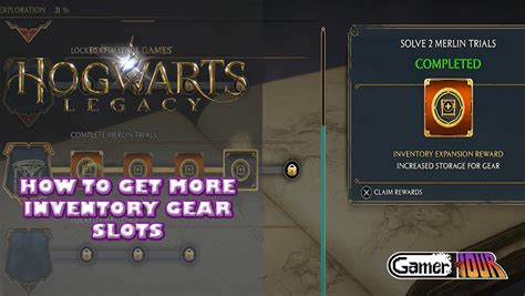 how to unlock more gear slots in hogwarts legacy|How to get more gear slots in Hogwarts Legacy .